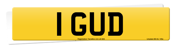 Registration number 1 GUD